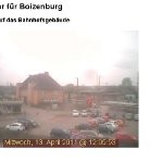 Blick auf den Bahnhof Boizenburg