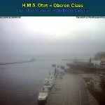 Sassnitz - Hafeneinfahrt, Fahrgastschiffe und britisches U-Boot