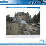 Webcam mit Rundumblick zum Schweriner Schloss, Anleger "Weisse Flotte", Staatliches Museum, Mecklenburgisches Staatstheater und Staatskanzlei