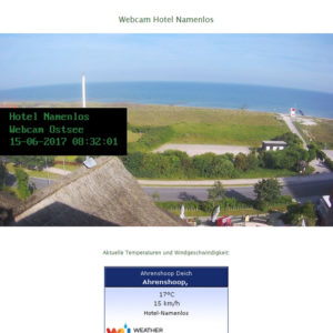 Ahrenshood Ostsee Strand Webcam