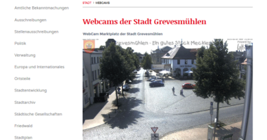 Webcam Grevesmühlen Marktplatz