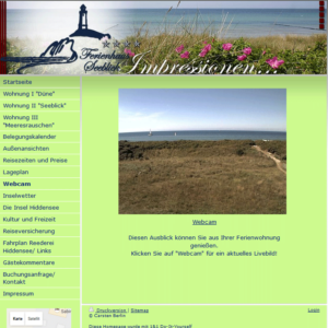 Webcam Hiddensee Dünen und Strand