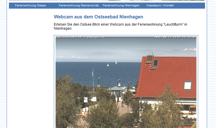 Webcam Nienhagen Ostsee