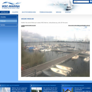 Webcam in der Marina des WSC Röbel