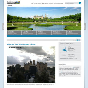 Webcam Schwerin Schloss Landtag