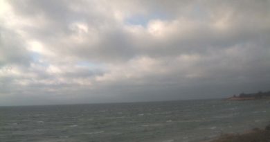 Thiessow Strand - Blick auf den Greifswalder Bodden