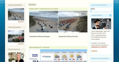Strand von Trassenheide auf der Insel Usedom