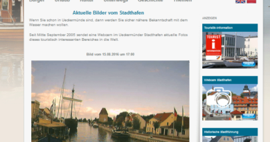 Webcam Ueckermünde Hafen