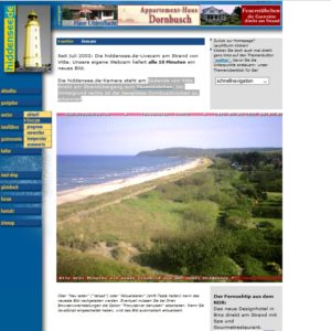 Strand von Vitte auf der Insel Hiddensee
