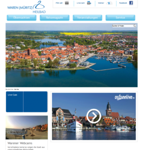 Webcam Waren (Müritz) Hafen