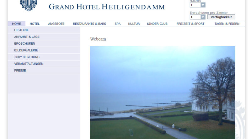 Webcam Heiligendamm Seebrücke